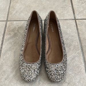 Womens Silver/Gold sparkly shoes size 9